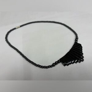 Shiny Graphite Necklace
